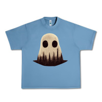 Pebble Blue forrest ghost Urban Heavy Tee - lanVoArt