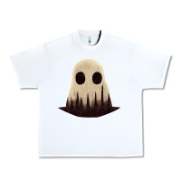 White forrest ghost Urban Heavy Tee - lanVoArt