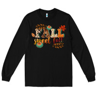 Black fall sweet fall Long Sleeve Tee - CowGirlArtShop