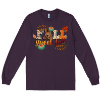Plum fall sweet fall Long Sleeve Tee - CowGirlArtShop