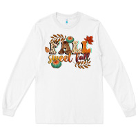 White fall sweet fall Long Sleeve Tee - CowGirlArtShop