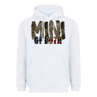 White mini of both Heavyweight Hoodie - RacoonDesign