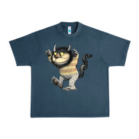 Midnight Navy where the wild things are carol Urban Heavy Tee - lanVoArt