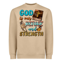 Mushroom God Is Our Refuge And Strength Heavyweight Sweatshirt - BundleAndBundleShop