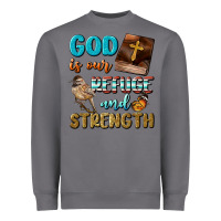 Storm God Is Our Refuge And Strength Heavyweight Sweatshirt - BundleAndBundleShop