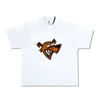 White bitten by a dog angry dog bite funny gift Urban Heavy Tee - lanVoArt