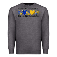 Charcoal Heather its okay to be little extra Premium Sweatshirt - Artiststas