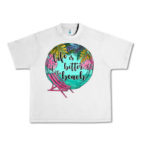 Lunar Rock life is better at the beach Urban Heavy Tee - JahusDesignShop