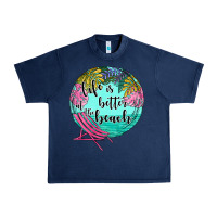 Navy life is better at the beach Urban Heavy Tee - JahusDesignShop
