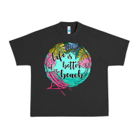 Pigment Black life is better at the beach Urban Heavy Tee - JahusDesignShop