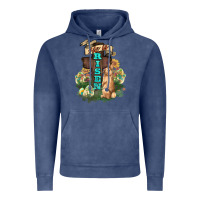 Vintage Denim He is risen Bunny Cross Easter Day Vintage Hoodie - HowdyJamesFarm