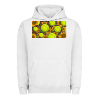 Pigment Lunar Rock tennis ball with sunflower and racket  licence plato Urban Hoodie - BarkalooDesign