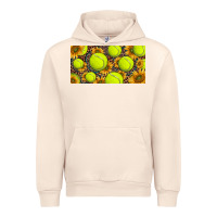 Sandshell tennis ball with sunflower and racket  licence plato Urban Hoodie - BarkalooDesign