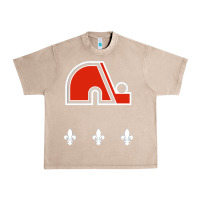 French Oak vintage quebec hockey   retro nordiques Urban Heavy Tee - lanVoArt