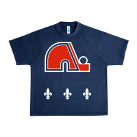 Navy vintage quebec hockey   retro nordiques Urban Heavy Tee - lanVoArt