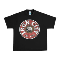 Black vintage retro iron city(beer) proof Urban Heavy Tee - lanVoArt