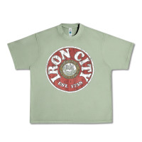 Oil Green vintage retro iron city(beer) proof Urban Heavy Tee - lanVoArt