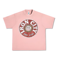 Salmon vintage retro iron city(beer) proof Urban Heavy Tee - lanVoArt