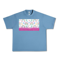 Pebble Blue doodle doodle rainbow Urban Heavy Tee - TumblerDesignByShophia