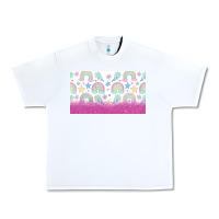 White doodle doodle rainbow Urban Heavy Tee - TumblerDesignByShophia