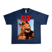 Navy alf vintage classic Urban Heavy Tee - lanVoArt