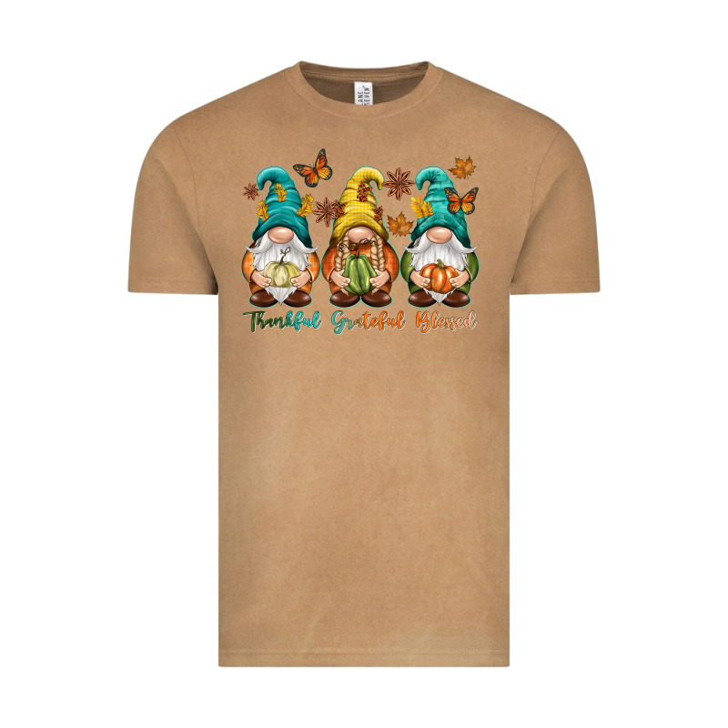 Thankful Grateful Blessed Vintage Tee by NancyCooperArtShop | Teevron