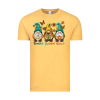 Vintage Mustard Thankful grateful blessed Vintage Tee - NancyCooperArtShop