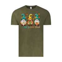 Vintage Olive Thankful grateful blessed Vintage Tee - NancyCooperArtShop