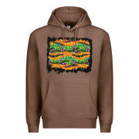 Chestnut Halloween Skull Background Premium Hoodie - BundleAndBundleShop