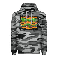 Slate Camo Halloween Skull Background Premium Hoodie - BundleAndBundleShop