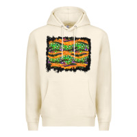 Tofu Halloween Skull Background Premium Hoodie - BundleAndBundleShop