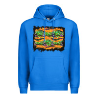 True Royal Halloween Skull Background Premium Hoodie - BundleAndBundleShop