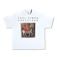 White paul simon graceland Urban Heavy Tee - lanVoArt