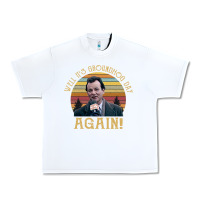 White vintage well it's groundhog day again unisex shirt Urban Heavy Tee - lanVoArt