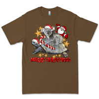 Cacao Merry Christmas Tortoise And Koala Premium Tee - LillyAllenDesigns