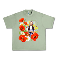 Oil Green dorothy poppies Urban Heavy Tee - lanVoArt