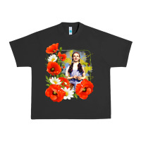 Pigment Black dorothy poppies Urban Heavy Tee - lanVoArt