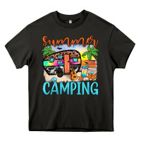 Asphalt summer camping Heavy Core Tee - JahusDesignShop