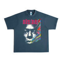 Midnight Navy miles vintage davis concert retro Urban Heavy Tee - lanVoArt
