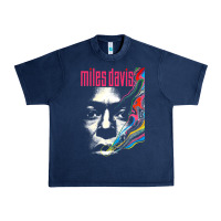 Navy miles vintage davis concert retro Urban Heavy Tee - lanVoArt