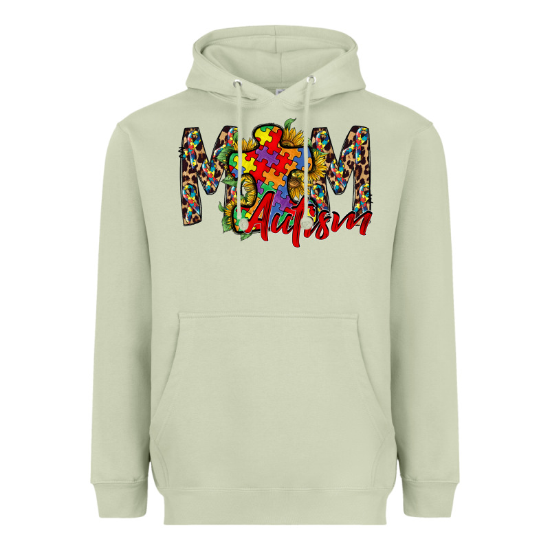 Mom Autism 2 Heavyweight Hoodie by RacoonDesign | Teevron
