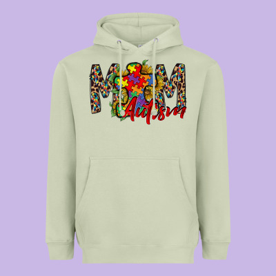 Mom Autism 2 Heavyweight Hoodie Designed By Racoondesign