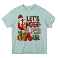 Arona Let's Get Elfed Up Christmas Heavy Core Tee - BundleAndBundleShop