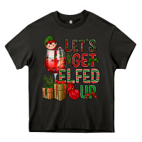 Asphalt Let's Get Elfed Up Christmas Heavy Core Tee - BundleAndBundleShop