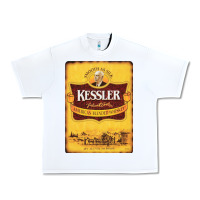 White kessler vintage Urban Heavy Tee - lanVoArt