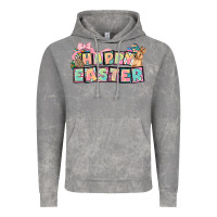 Cloud Rock Happy Easter plate letters Easter Day Vintage Hoodie - HowdyJamesFarm