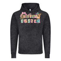 Happy Easter Plate Letters Easter Day Vintage Hoodie | Teevron