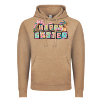 Vintage Coffee Happy Easter plate letters Easter Day Vintage Hoodie - HowdyJamesFarm