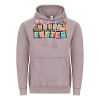 Vintage Zinc Happy Easter plate letters Easter Day Vintage Hoodie - HowdyJamesFarm