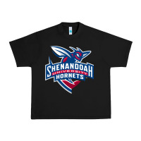 Black Shenandoah University Hornets Urban Heavy Tee - lanVoArt